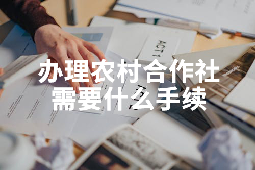 辦理農(nóng)村合作社需要什么手續(xù)